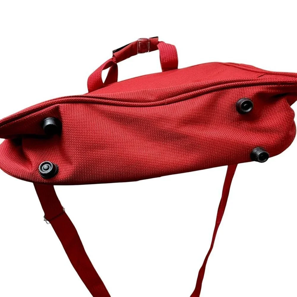 HEYS Travel Bag Briefcase Laptop Case Red Carryon Luggage